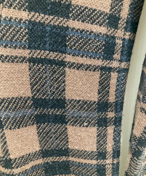 HER LIP TO（ハーリップトゥ）Her lip to (ハーリップトゥ) Check Jacquard Knit Dress ブラウン サイズ:Sの古着・服飾アイテム