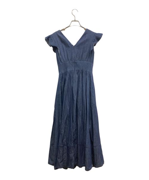 HER LIP TO（ハーリップトゥ）Her lip to (ハーリップトゥ) Eternal Lace Trimmed Dress ネイビー サイズ:Ｓの古着・服飾アイテム