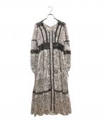 HER LIP TOハーリップトゥ）の古着「Bouquet Long Dress」｜アイボリー