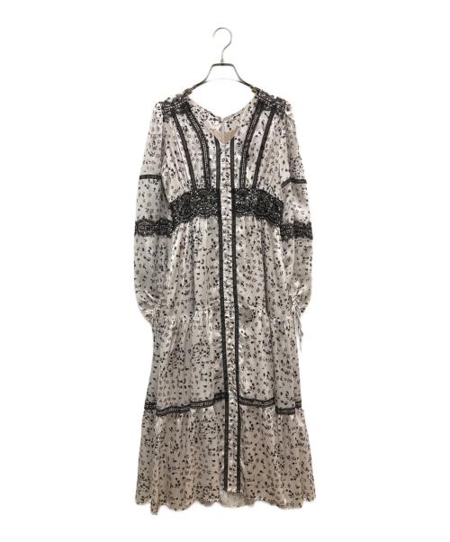 HER LIP TO（ハーリップトゥ）Her lip to (ハーリップトゥ) Bouquet Long Dress アイボリー サイズ:Sの古着・服飾アイテム