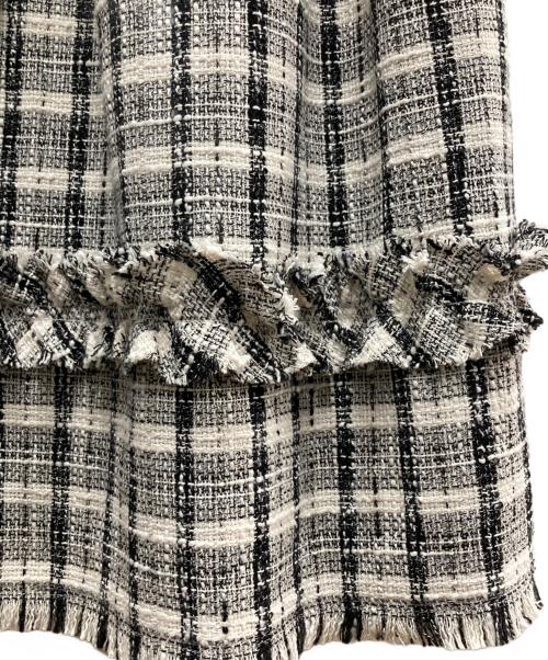 HER LIP TO（ハーリップトゥ）Her lip to (ハーリップトゥ) Summer Tweed Midi Dress グレー サイズ:Sの古着・服飾アイテム