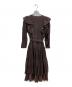 Her lip to (ハーリップトゥ) Two-Tone Ruffled Lace Dress ブラウン サイズ:S：4000円