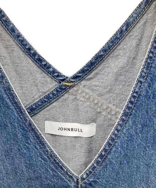 JOHNBULL（ジョンブル）JOHNBULL (ジョンブル) デニムワークオールインワン ブルー サイズ:Mの古着・服飾アイテム