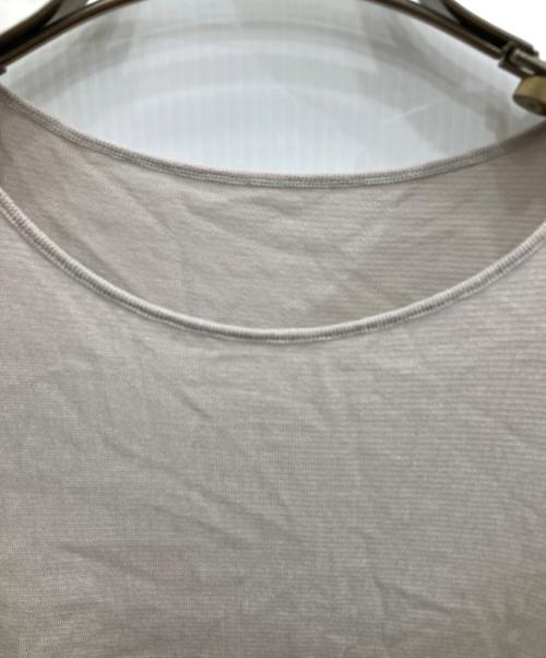 Plage（プラージュ）Plage (プラージュ) メッシュシアーロンT ベージュ サイズ:サイズ記載なしの古着・服飾アイテム