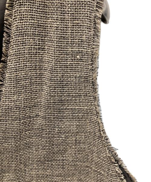 Spick and Span（スピック＆スパン）Spick and Span (スピックアンドスパン) リネンツイードベスト ブラウン サイズ:Freeの古着・服飾アイテム