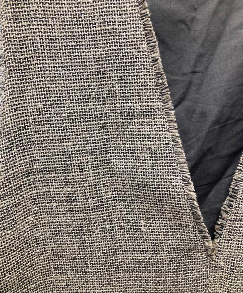 Spick and Span（スピック＆スパン）Spick and Span (スピックアンドスパン) リネンツイードベスト ブラウン サイズ:Freeの古着・服飾アイテム