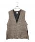 Spick and Span（スピックアンドスパン）の古着「リネンツイードベスト」｜ブラウン