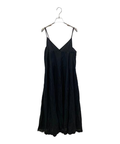 IENA（イエナ）IENA (イエナ) エアリーキャミワンピース ブラック サイズ:記載なしの古着・服飾アイテム