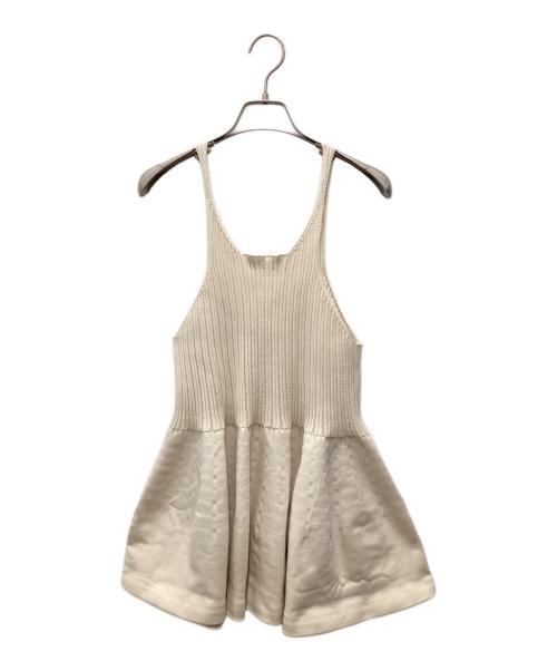 SLOBE IENA（スローブ イエナ）SLOBE IENA (スローブ イエナ) ペプラムビスチェ ベージュ サイズ:Freeの古着・服飾アイテム