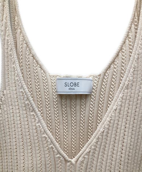 SLOBE IENA（スローブ イエナ）SLOBE IENA (スローブ イエナ) ペプラムビスチェ ベージュ サイズ:Freeの古着・服飾アイテム