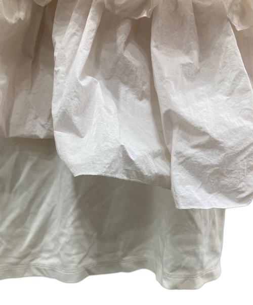 UNITED ARROWS TOKYO（ユナイテッドアローズトウキョウ）UNITED ARROWS TOKYO (ユナイテッドアローズトウキョウ) コンビプリーツTシャツ ピンク サイズ:サイズ記載なしの古着・服飾アイテム