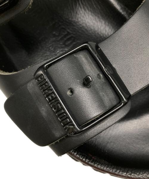 BIRKENSTOCK（ビルケンシュトック）BIRKENSTOCK (ビルケンシュトック) アリゾナオールレザーサンダル ブラック サイズ:36の古着・服飾アイテム