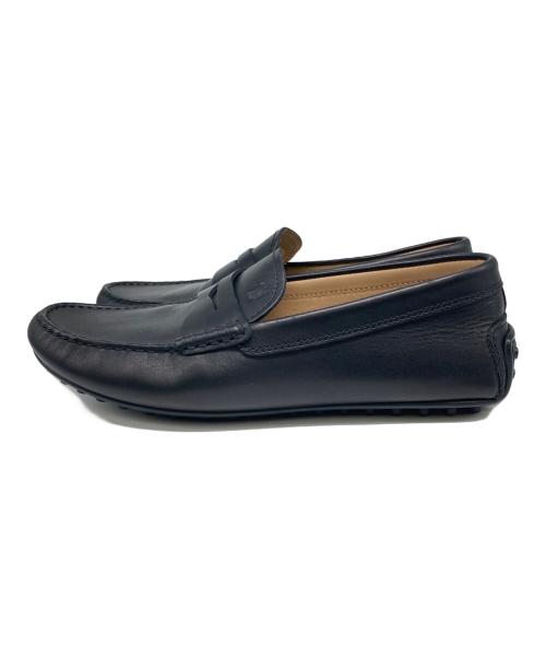 TOD'S（トッズ）TOD'S (トッズ) シティゴンミーニ レザードライビングシューズ ブラック サイズ:6 1/2の古着・服飾アイテム
