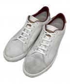 BRUNELLO CUCINELLIブルネロクチネリ）の古着「スウェードスニーカー」｜ホワイト