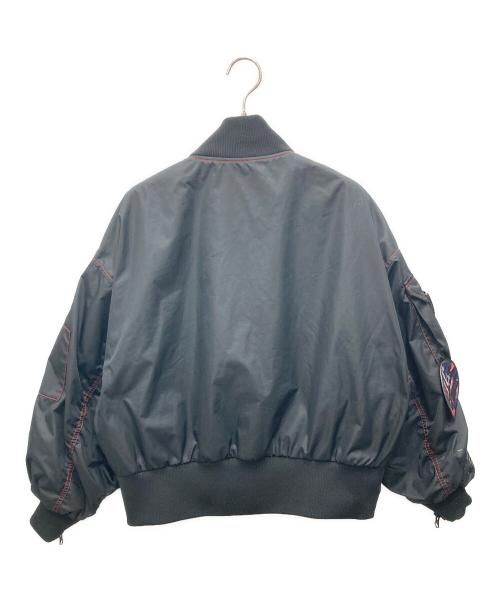 adidas（アディダス）adidas (アディダス) パッチボンバージャケット ブラック サイズ:XSの古着・服飾アイテム