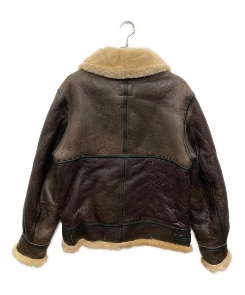 AVIREX（アヴィレックス）AVIREX (アヴィレックス) B-3 ムートンフライトジャケット ブラウン サイズ:40の古着・服飾アイテム