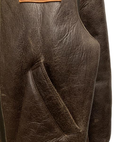 AVIREX（アヴィレックス）AVIREX (アヴィレックス) B-3 ムートンフライトジャケット ブラウン サイズ:40の古着・服飾アイテム