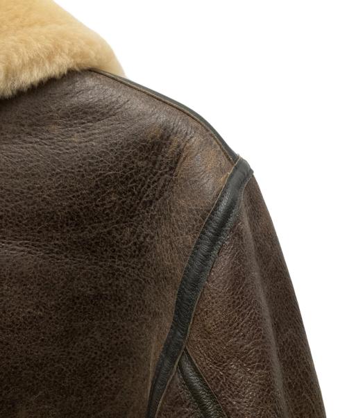 AVIREX（アヴィレックス）AVIREX (アヴィレックス) B-3 ムートンフライトジャケット ブラウン サイズ:40の古着・服飾アイテム