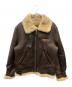 AVIREX（アヴィレックス）の古着「B-3 ムートンフライトジャケット」｜ブラウン