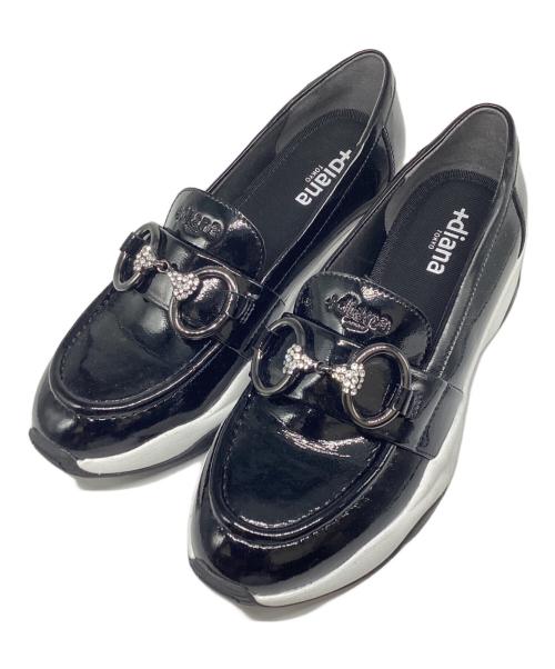 +DIANA（プラスダイアナ）+DIANA (プラスダイアナ) エナメルシューズ ブラック サイズ:23.5cmの古着・服飾アイテム