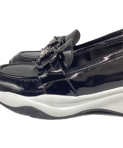+DIANA（プラスダイアナ）+DIANA (プラスダイアナ) エナメルシューズ ブラック サイズ:23.5cmの古着・服飾アイテム