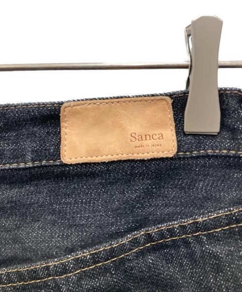 sanca（サンカ）sanca (サンカ) テーパードデニムパンツ ブラック サイズ:3の古着・服飾アイテム