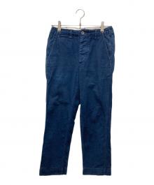 BONCOURA（ボンクラ）の古着「ヘリンボーンパンツ」｜ブルー