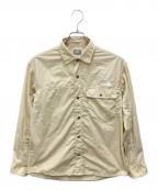 THE NORTH FACEザ ノース フェイス）の古着「L/S Nuptse Shirt/ロングスリーブ ヌプシ シャツ」｜ベージュ