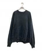CUP AND CONEカップアンドコーン）の古着「クルーネックスウェット」｜ブラック