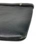 中古・古着 BALENCIAGA (バレンシアガ) レザークラッチバッグ ブラック：6000円