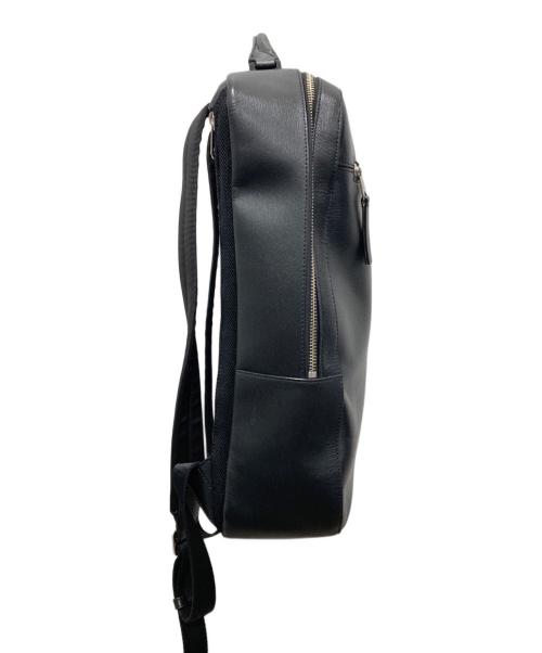 PAUL SMITH（ポールスミス）PAUL SMITH (ポールスミス) レザーバックパック ブラックの古着・服飾アイテム