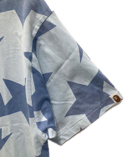 A BATHING APE（アベイシングエイプ）A BATHING APE (ア ベイシング エイプ) スタープリントTシャツ ブルー サイズ:Lの古着・服飾アイテム
