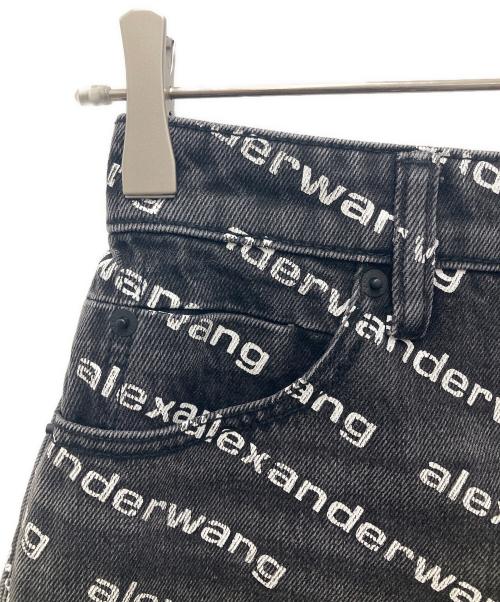 ALEXANDER WANG（アレキサンダー・ワン）ALEXANDER WANG (アレキサンダーワン) Bite デニムショートパンツ ブラック サイズ:23の古着・服飾アイテム