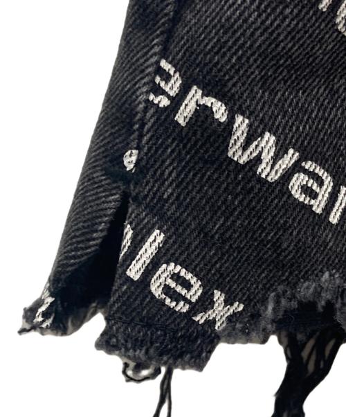 ALEXANDER WANG（アレキサンダー・ワン）ALEXANDER WANG (アレキサンダーワン) Bite デニムショートパンツ ブラック サイズ:23の古着・服飾アイテム