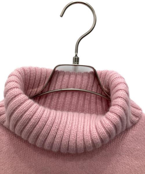 SLOBE IENA（スローブ イエナ）SLOBE IENA (スローブ イエナ) ウォッシャブルファーリーダブルフェイスタートルニット ピンク サイズ:不明（実寸をご確認ください）の古着・服飾アイテム