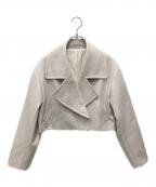 ）の古着「ビジュートリムジャケット」｜ベージュ