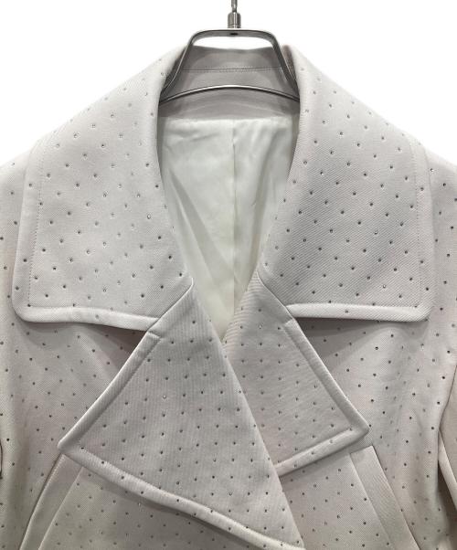 eimy istoire（エイミーイストワール）eimy istoire (エイミーイストワール) ビジュートリムジャケット ベージュ サイズ:Freeの古着・服飾アイテム