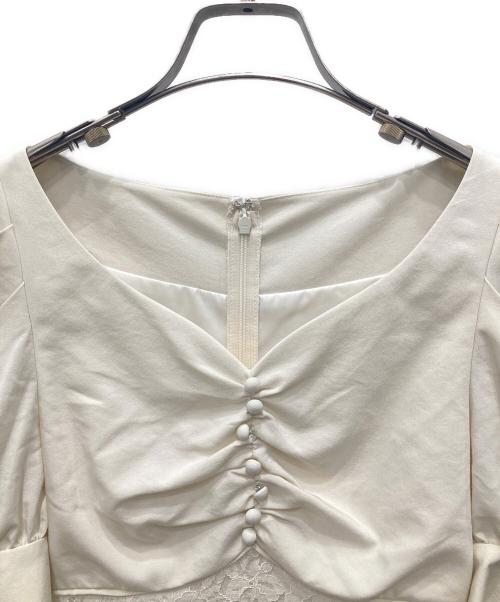 eimy istoire（エイミーイストワール）eimy istoire (エイミーイストワール) ハートネックレースマーメイドワンピース アイボリー サイズ:XSの古着・服飾アイテム