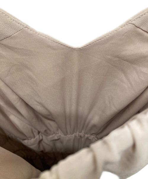 HER LIP TO（ハーリップトゥ）HER LIP TO (ハーリップトゥ) Majolica Pleated Chiffon Long Dress ベージュ サイズ:Sの古着・服飾アイテム