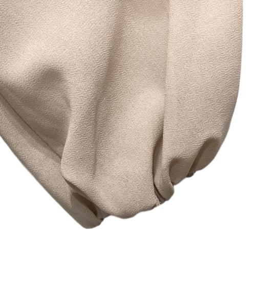 HER LIP TO（ハーリップトゥ）HER LIP TO (ハーリップトゥ) Majolica Pleated Chiffon Long Dress ベージュ サイズ:Sの古着・服飾アイテム