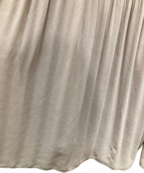 HER LIP TO（ハーリップトゥ）HER LIP TO (ハーリップトゥ) Majolica Pleated Chiffon Long Dress ベージュ サイズ:Sの古着・服飾アイテム