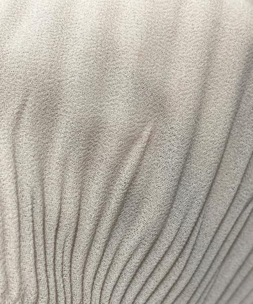 HER LIP TO（ハーリップトゥ）HER LIP TO (ハーリップトゥ) Majolica Pleated Chiffon Long Dress ベージュ サイズ:Sの古着・服飾アイテム