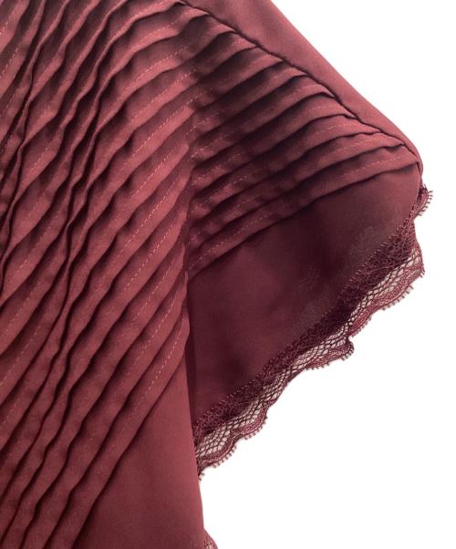 HER LIP TO（ハーリップトゥ）HER LIP TO (ハーリップトゥ) Bon Voyage Belted Long Dress ボルドー サイズ:Sの古着・服飾アイテム