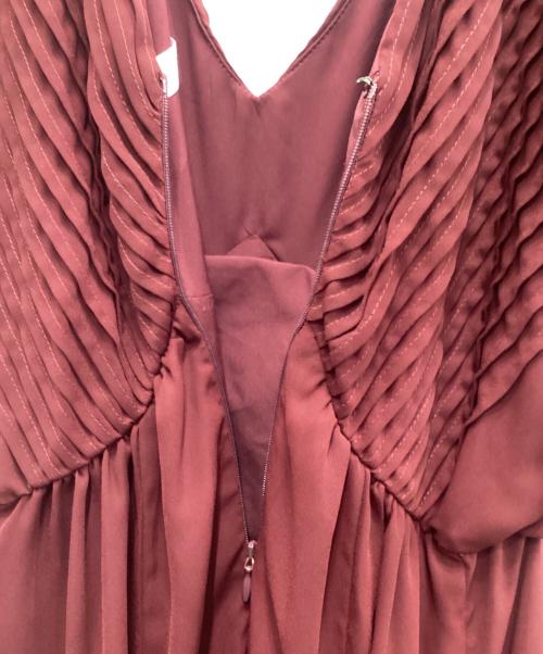 HER LIP TO（ハーリップトゥ）HER LIP TO (ハーリップトゥ) Bon Voyage Belted Long Dress ボルドー サイズ:Sの古着・服飾アイテム