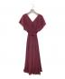 HER LIP TO (ハーリップトゥ) Bon Voyage Belted Long Dress ボルドー サイズ:S：6000円