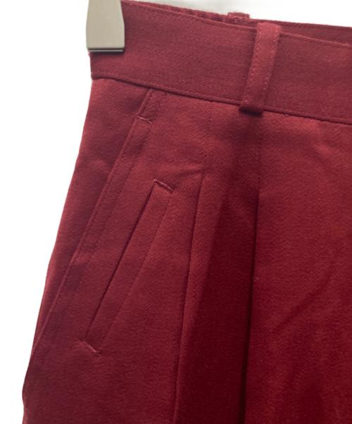 Christian Dior Sports（クリスチャン ディオールスポーツ）Christian Dior Sports (クリスチャン ディオールスポーツ) タックパンツ レッド サイズ:Mの古着・服飾アイテム