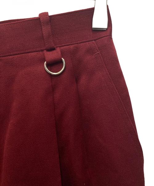 Christian Dior Sports（クリスチャン ディオールスポーツ）Christian Dior Sports (クリスチャン ディオールスポーツ) タックパンツ レッド サイズ:Mの古着・服飾アイテム