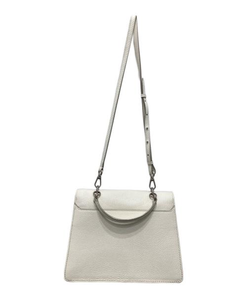 JIMMY CHO（ジミーチュウ）JIMMY CHO (ジミーチュウ) マデリンクリスタル2wayショルダーバッグ アイボリーの古着・服飾アイテム