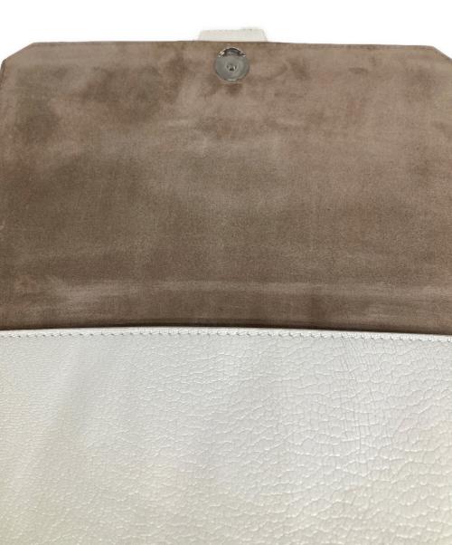 JIMMY CHO（ジミーチュウ）JIMMY CHO (ジミーチュウ) マデリンクリスタル2wayショルダーバッグ アイボリーの古着・服飾アイテム