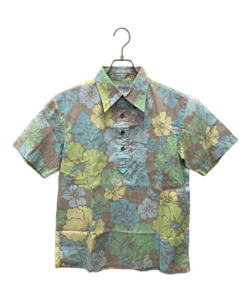 Sun Surf（サンサーフ）Sun Surf (サンサーフ) アロハシャツ ベージュ×ブルー サイズ:Mの古着・服飾アイテム